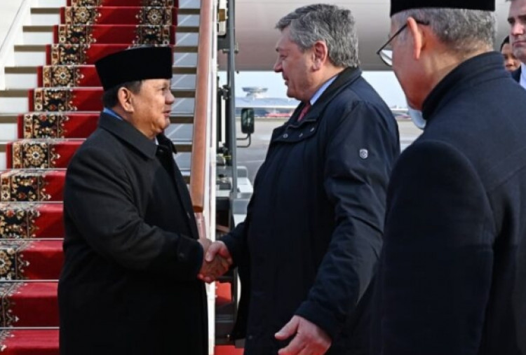 Presiden Prabowo Tiba di Moskow, Dijadwalkan Bertemu Presiden Putin 