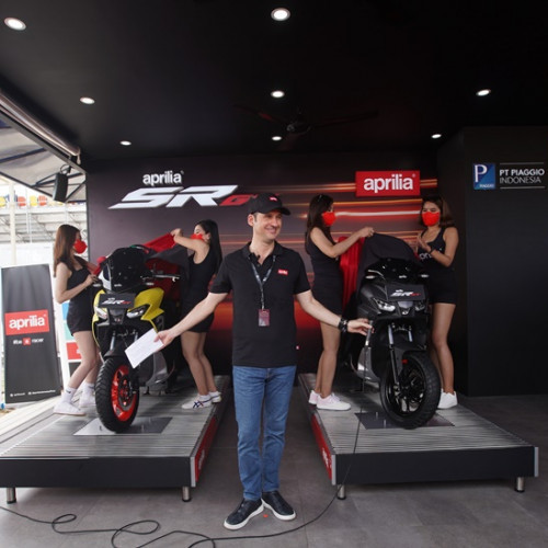 MotoGP Mandalika Jadi Momentum Piaggio Indonesia Kenalkan Aprilia SR GT 200 di Tanah Air