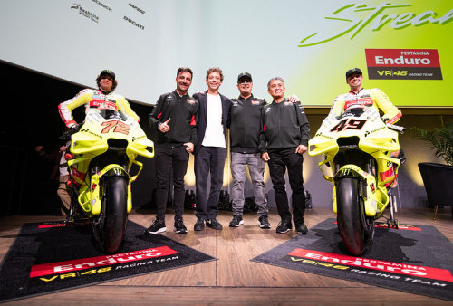 Peluncuran Pertamina Enduro VR46 Racing Team, Rossi: 'Lebih Dekat dengan Fans Indonesia Untuk Cetak Prestasi!'