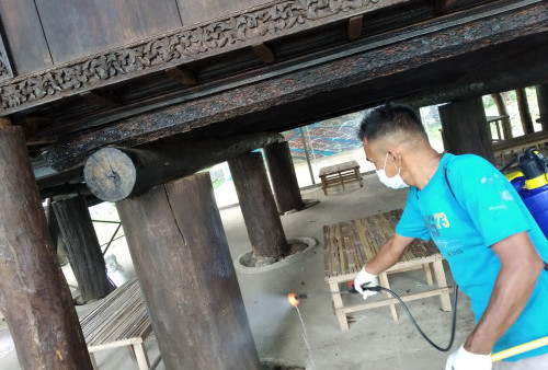 Museum Negeri Sumsel Lakukan Konservasi Koleksi Rumah Tradisional