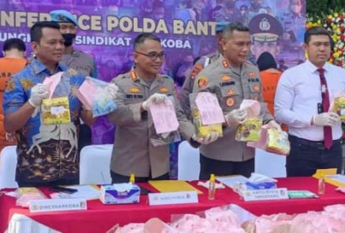 Polda Banten Bekuk Sindikat Narkoba Internasional, Sita 43 Kg Sabu dan 494 Butir Ekstasi