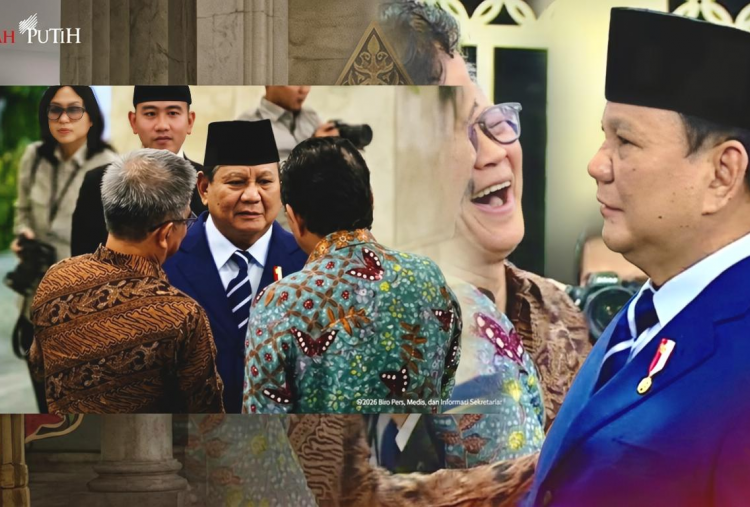 Rocky Gerung Ikut Pelantikan Pejabat di Istana, Akrab Banget dengan Prabowo!