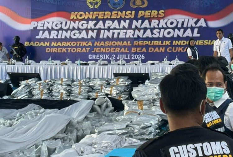 BNN Bongkar Gudang Diduga Pabrik Narkoba Jaringan Internasional di Gresik
