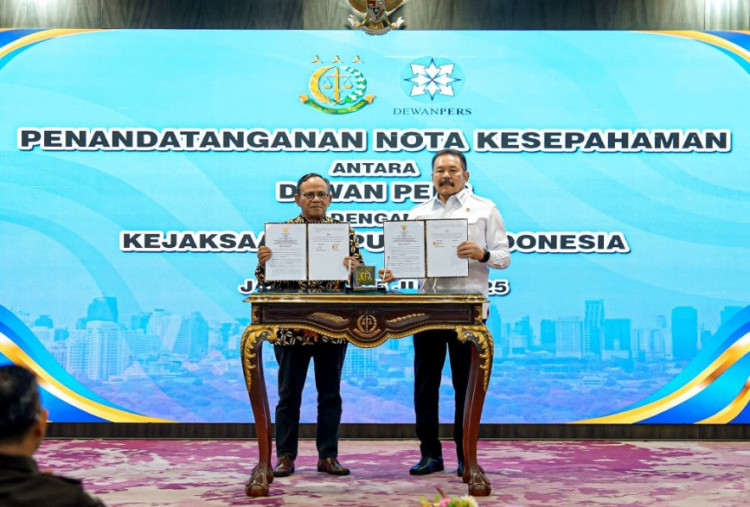 Dewan Pers dan Kejagung MoU Perlindungan Kemerdekaan Pers dan Penegakan Hukum