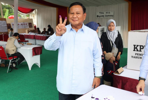 Pesan Prabowo Untuk Masyarakat Indonesia, 'Pilih Sesuai Nurani, Jaga TPS, Tertib, Damai, Sejuk'