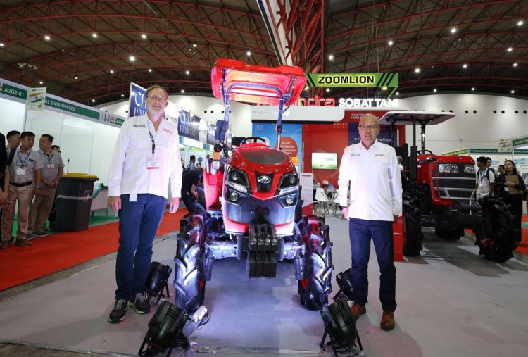 Produktivitas Pertanian Naik! Mahindra OJA 3140 Resmi Diperkenalkan di Inagritech 2026