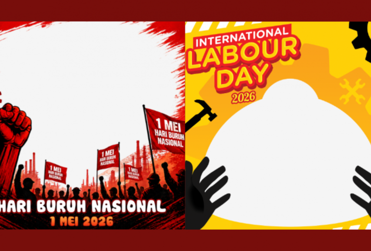 70 Twibbon Hari Buruh 2026 Desain Keren Siap Pakai, Bagikan di Medsos Bentuk Semangat Perjuangan
