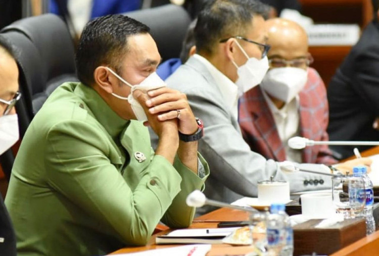 NasDem Copot Ahmad Sahroni dari Wakil Ketua Komisi III ke Komisi I DPR