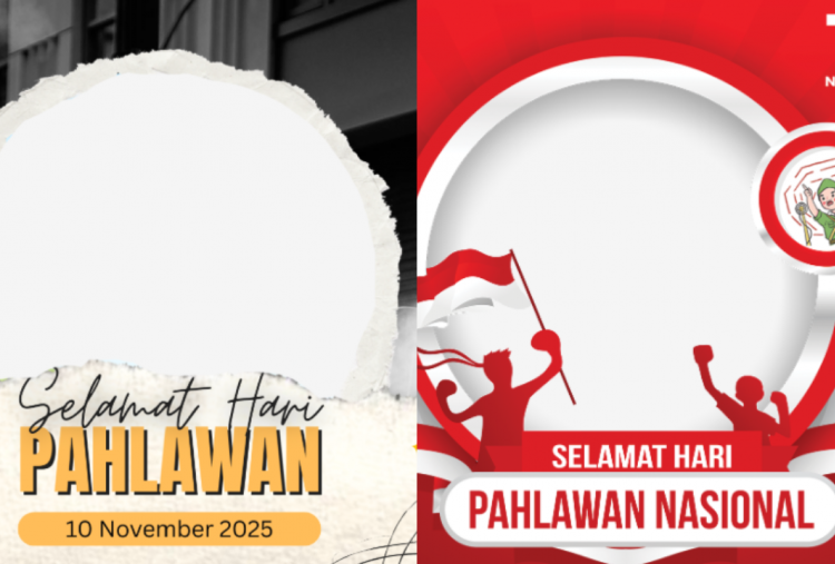 25 Twibbon Hari Pahlawan 2025 Gratis dan Cara Pakai, Bisa Jadi Foto Profil