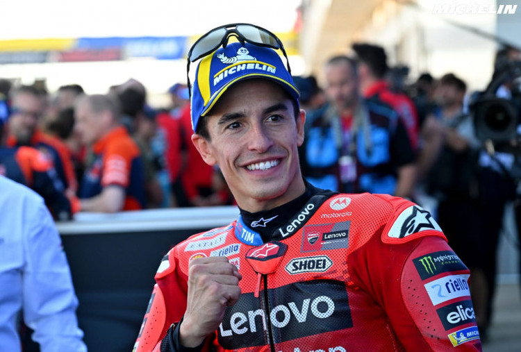 Demi Adik, Marc Marquez Tak Ingin Kunci Gelar Juara Dunia di GP Misano