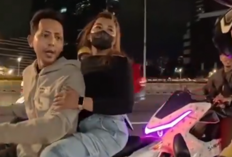 Viral! Ngamuk Ditegur Gegara Ngudut Sambil Berkendara, Pengguna Honda PCX Ini Mohon Ampun