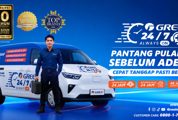Cara Akses Layanan Pelanggan GREE 24/7 Always on Service, Jawab Kebutuhan AC Bermasalah