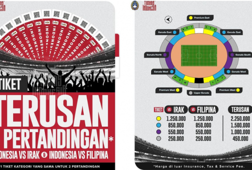 Cara Beli Tiket Timnas Indonesia vs Irak dan Filipina di Kualifikasi Piala Dunia 2026