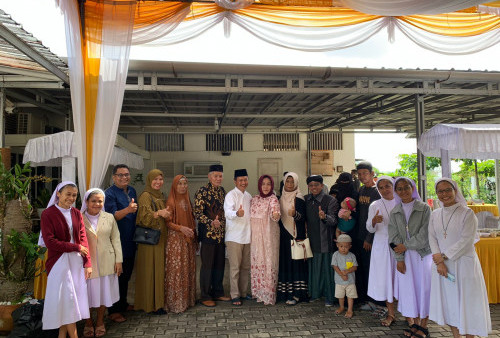 Open House Sekda Radmida Dihadiri Masyarakat Umum Hingga Biarawati