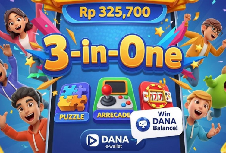 Game Penghasil Saldo DANA 3 In One, Sikat Rp 325.700 dengan Banyak Permainan Seru!