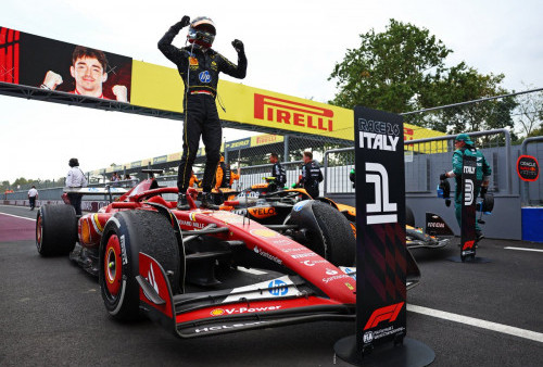 Leclerc Menang Dramatis di Monza, Tifosi Ferrari Berpesta!