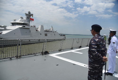 Koarmada II Sambut KRI REM-331 Usai Berlayar ke Pakistan