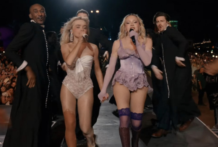 Madonna dan Sabrina Carpenter Bersatu di Video Klip Bring Your Love