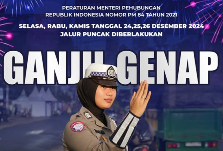 Ganjil Genap Puncak Bogor Libur Natal 2024 Mulai Berlaku Hari Ini, Pengendara Catat Waktunya!