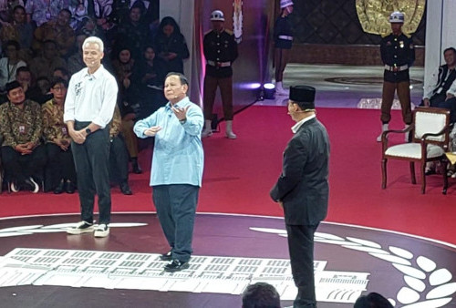 Prabowo Subianto Kembali Tunjukan Sikap 'Gemoy' Saat Debat Pemilu 2024 Tahap Pertama