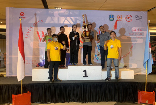Sasana Guang Wushu Kediri Juara Umum Laves Wushu Championship 2022 