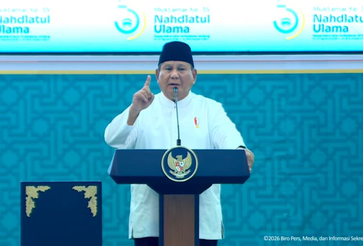 Prabowo Tutup Muktamar ke-35, Sebut NU Adalah Contoh Kerukunan Bagi Rakyat Indonesia 