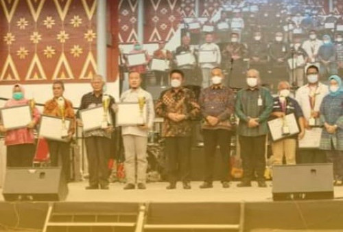 Kabupaten OI Dapat Penghargaan Stand Terbaik se-Kabupaten Kota di Sumsel