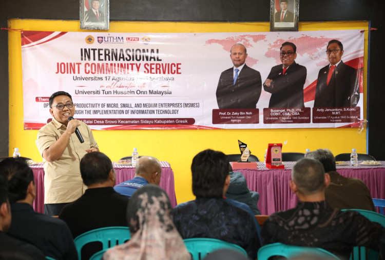 AI Bantu UMKM Kerupuk Srowo Tembus Pasar Global, Untag Surabaya Gandeng UTHM Malaysia
