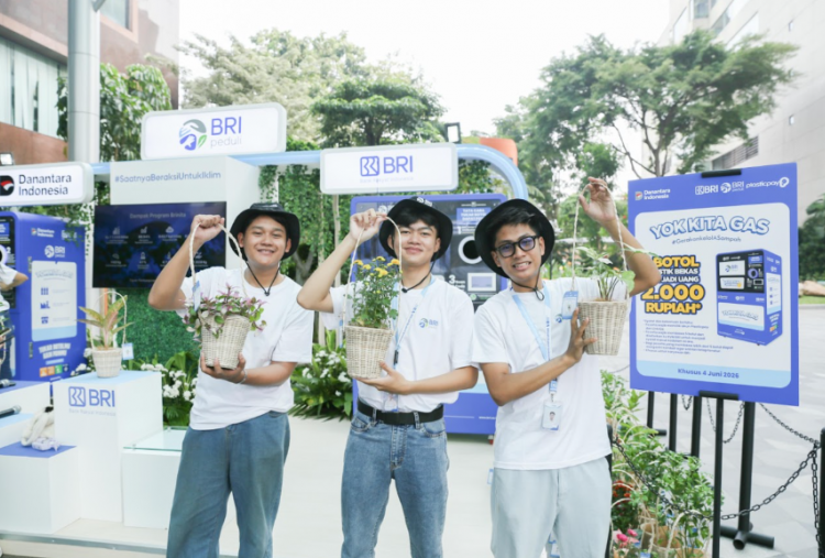Hari Lingkungan Hidup Sedunia, BRI Dorong Kesadaran Budaya Kelola Sampah melalui Green Action BRI Peduli