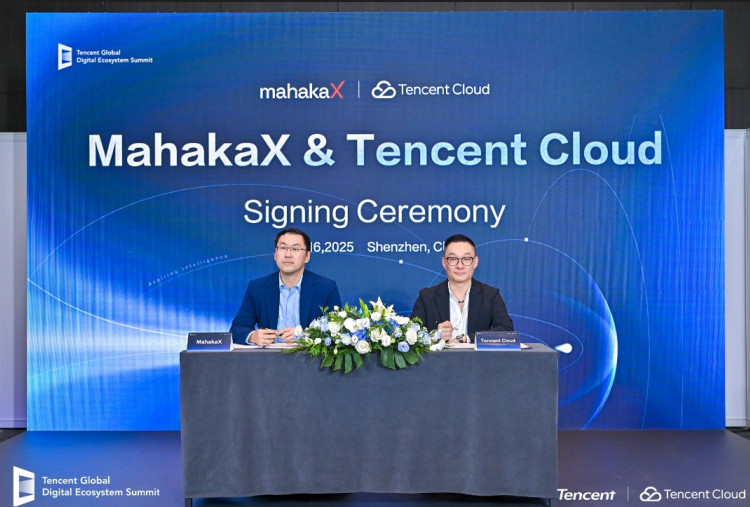 MahakaX-Tencent Cloud Jalin Kemitraan Strategis, Perkuat Transformasi AI Nasional