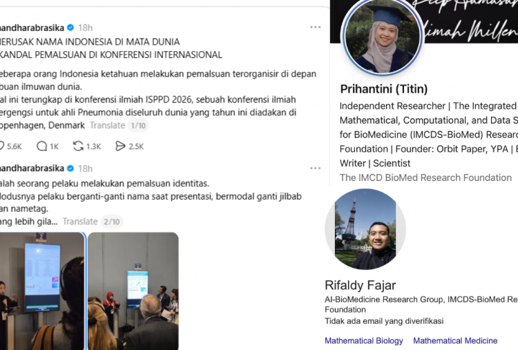 Rifaldy Fajar dan Prihantini Terduga Pemalsu Riset Dikuliti Netizen: Bukan Dokter 