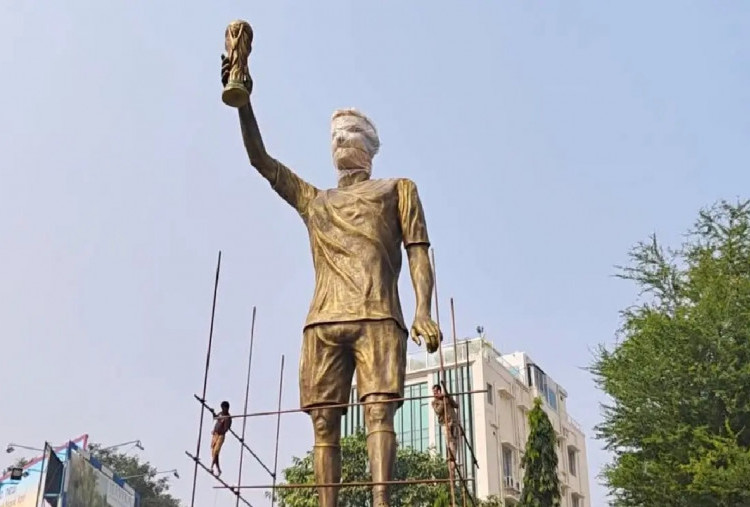 Patung Lionel Messi Setinggi 21 Meter di India Picu Pro-Kontra, Bangun Pemain Lokal atau Ikon Dunia?