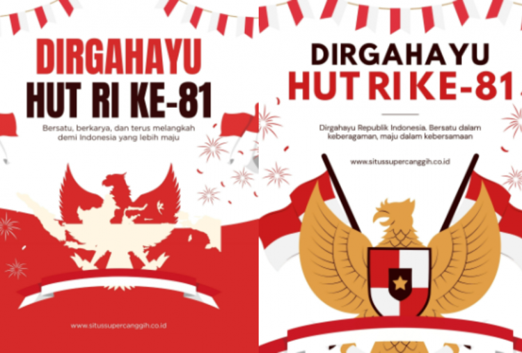 30 Poster HUT ke-81 RI Gratis dan Siap Unduh, Cocok Posting di IG, Threads, hingga WA