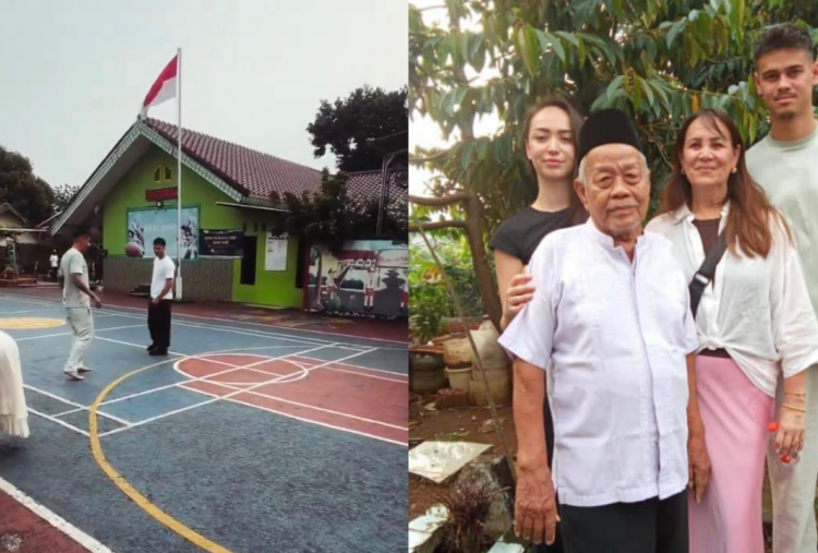 Momen Meels Hilgers Main Bola dengan Anak-Anak Lenteng Agung hingga Nyekar ke Makam Buyut