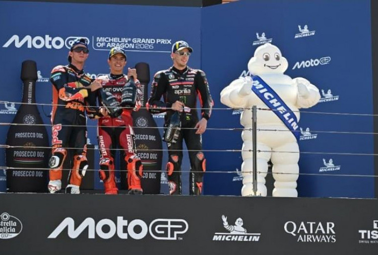 Hasil MotoGP Aragon 2026: Marc Marquez Sabet Kemenangan Mutlak