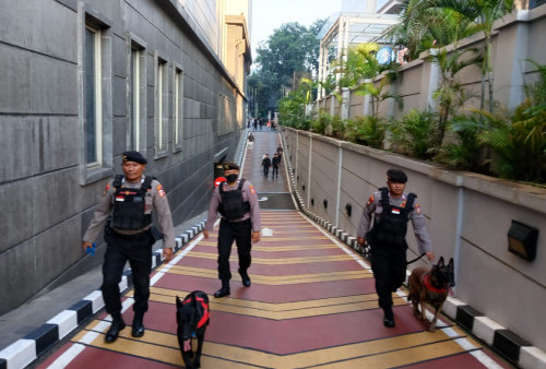 Polri Kerahkan Anjing Pelacak Amankan Sidang Putusan PHPU di MK Hari Ini