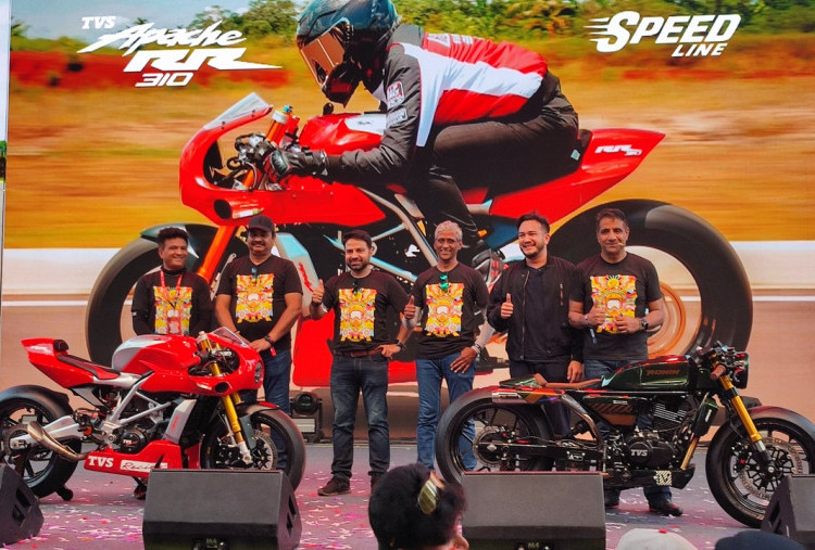 Ronin Kensai dan RR310 Speedline, Dua karya kustom Smoke Garage Curi Perhatian di TVS MotoSoul 2025