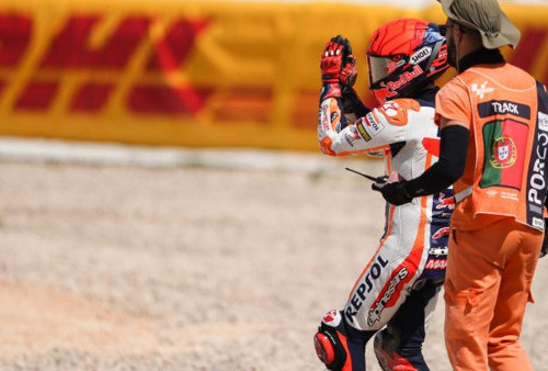 Hasil Lomba MotoGP Portugal 2023, Mimpi Buruk Marc Marquez Kembali Terulang