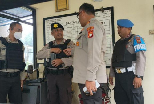Polres Metro Bekasi Perketat Pengamanan Pasca Bom Bunuh Diri Meledak di Bandung