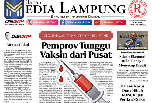 E-Paper Harian Media Lampung Edisi 20 Mei 2022