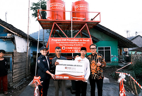 2 Sumur Bor Dibangun CNAF Untuk Masyarakat di Bandung Dalam Atasi Permasalahan Air Bersih