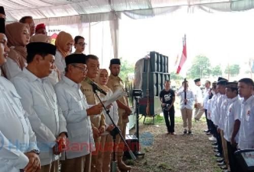 Lantik Pengurus Ranting, Kader Gerindra Deklarasikan Dukung Prabowo Jadi Presiden