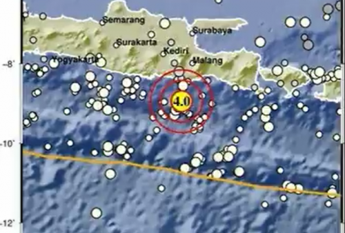 Kabupaten Malang Diguncang Gempa Magnitudo 4,8, BPBD: Kondisi Masih Aman Tidak Ada Kerusakan