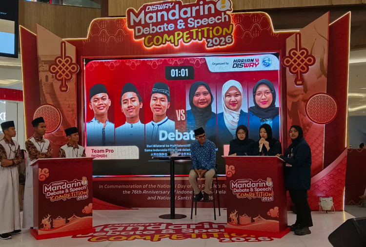 Tiga Mahasiswi Universitas Brawijaya (UB) Berburu Juara dalam Disway Mandarin Debate & Speech Competition 2026