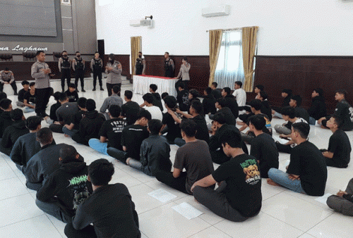 47 Pelajar Indramayu Janji Keluar dari Geng Motor