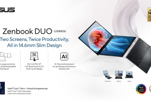 Intip Keunggulan ASUS Zenbook DUO, Laptop Dual-Screen OLED Terbaik di Dunia