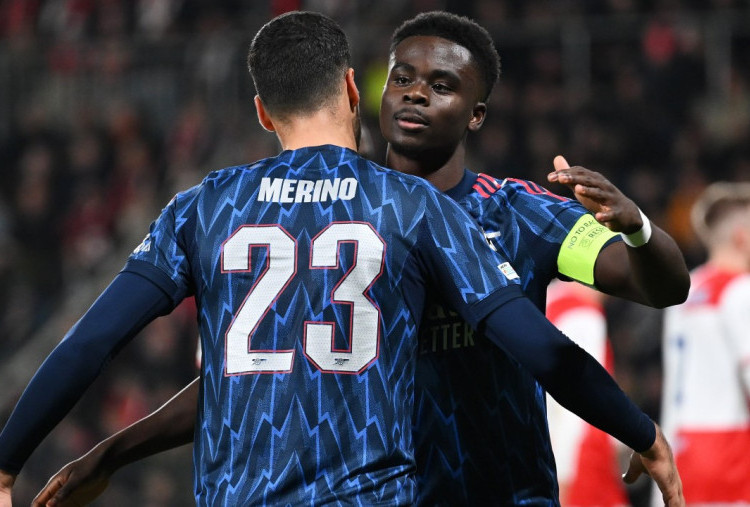 Slavia Praha vs Arsenal 0-3, Tanpa Gyokeres, Mikel Merino Cetak Brace  