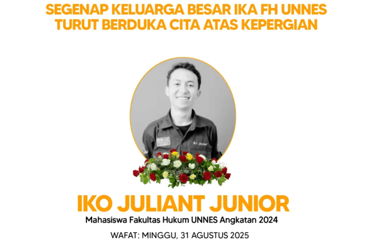 Mahasiswa Unnes Meninggal setelah Kritis, Sempat Mengigau Minta Tak Dipukuli