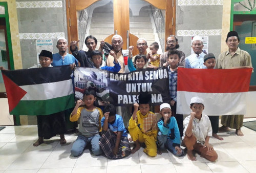 Solidaritas dari Nginden Jangkungan Surabaya Membawa Pesan Hangat untuk Palestina