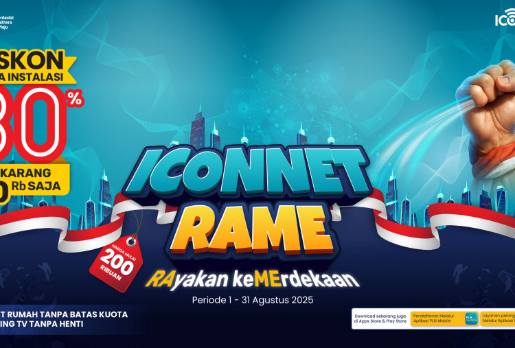 Sisa 2 Minggu Lagi, Ada Promo ICONNET RAME Sambut HUT ke-80 RI